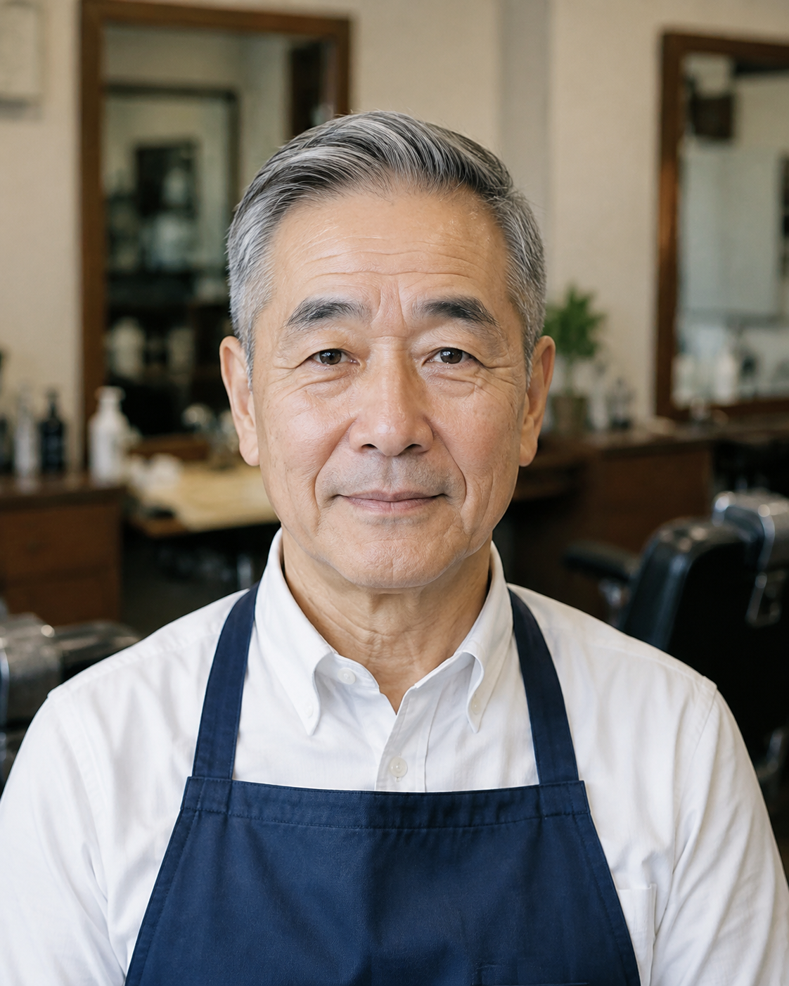 店主 加藤 誠一（かとう せいいち）[仮名]の肖像